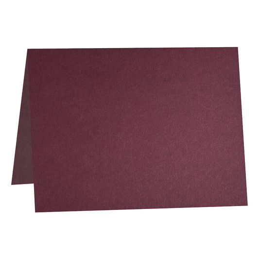 Colorplan Claret Folded Place Cards