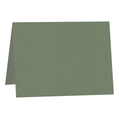 Colorplan Mid Green Folded Place Cards