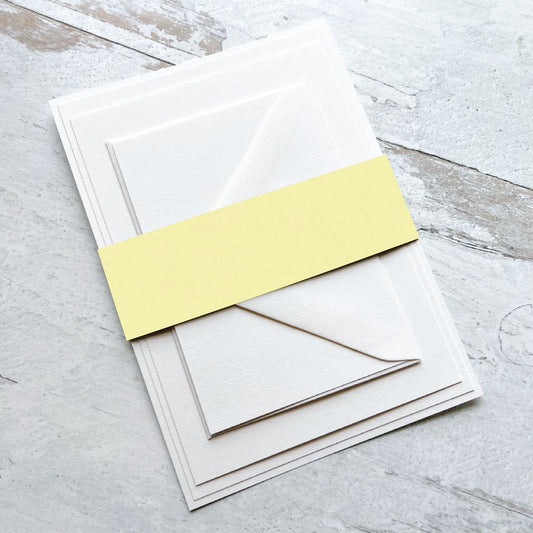 Sorbet Yellow Belly Bands-Cardstock Warehouse