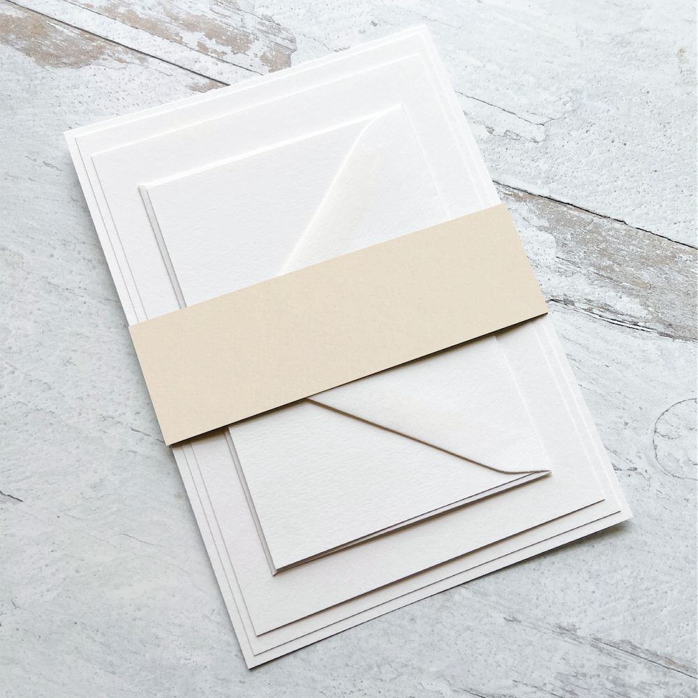 Vellum White Belly Band | Colorplan   
