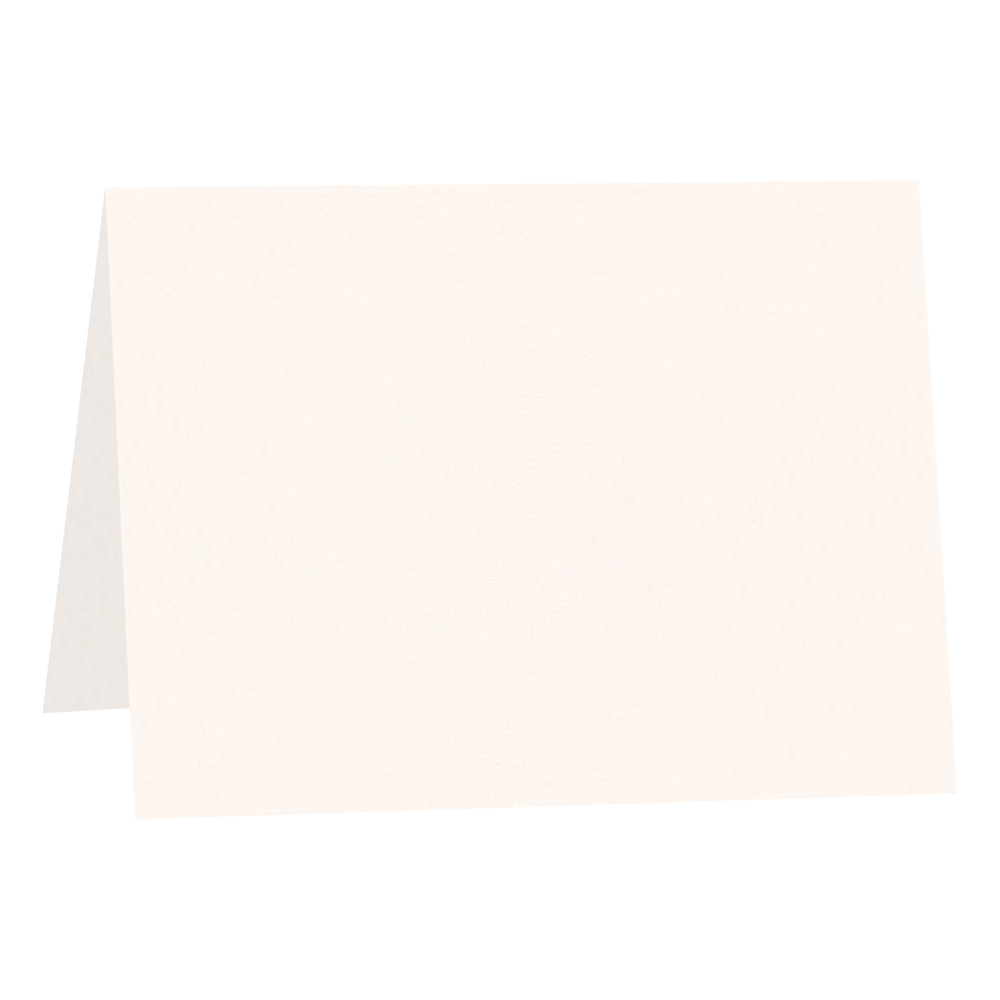 Vellum White Half-Fold Cards-Cardstock Warehouse