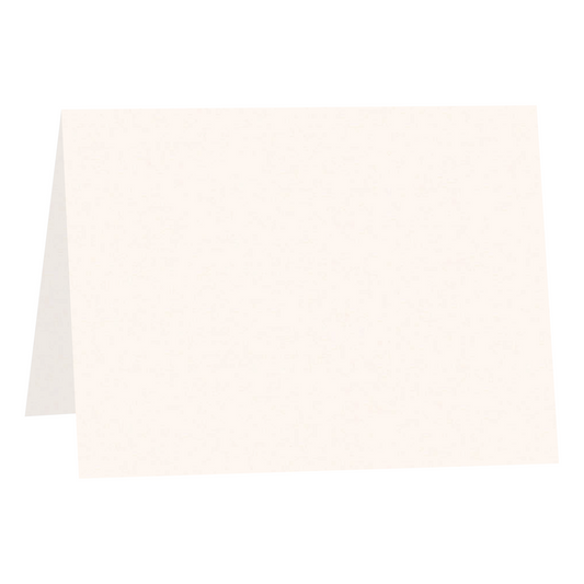 Vellum White Half-Fold Cards