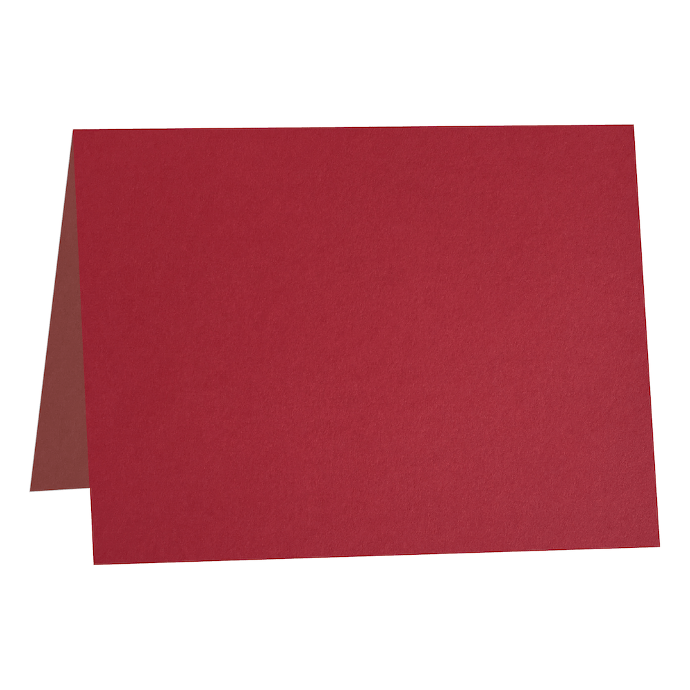 Colorplan Vermilion Folded Place Cards