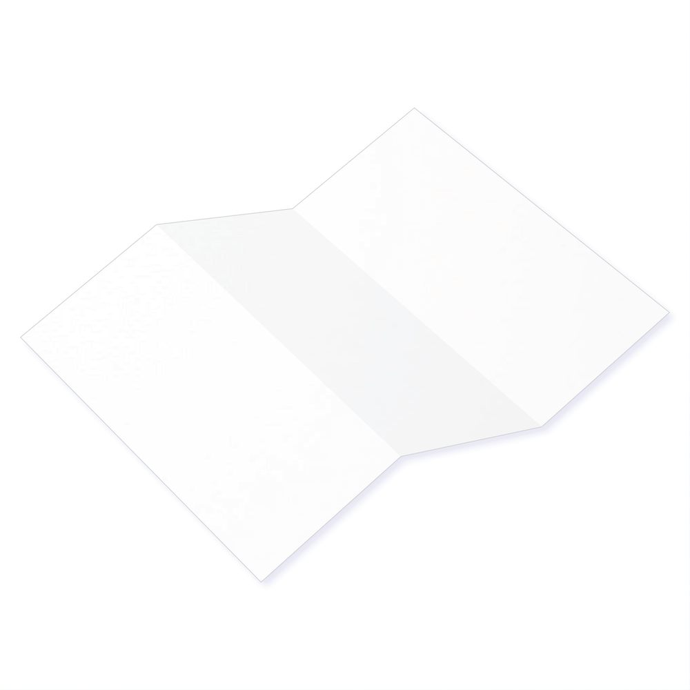 Crystal Tri Fold Card-Cardstock Warehouse