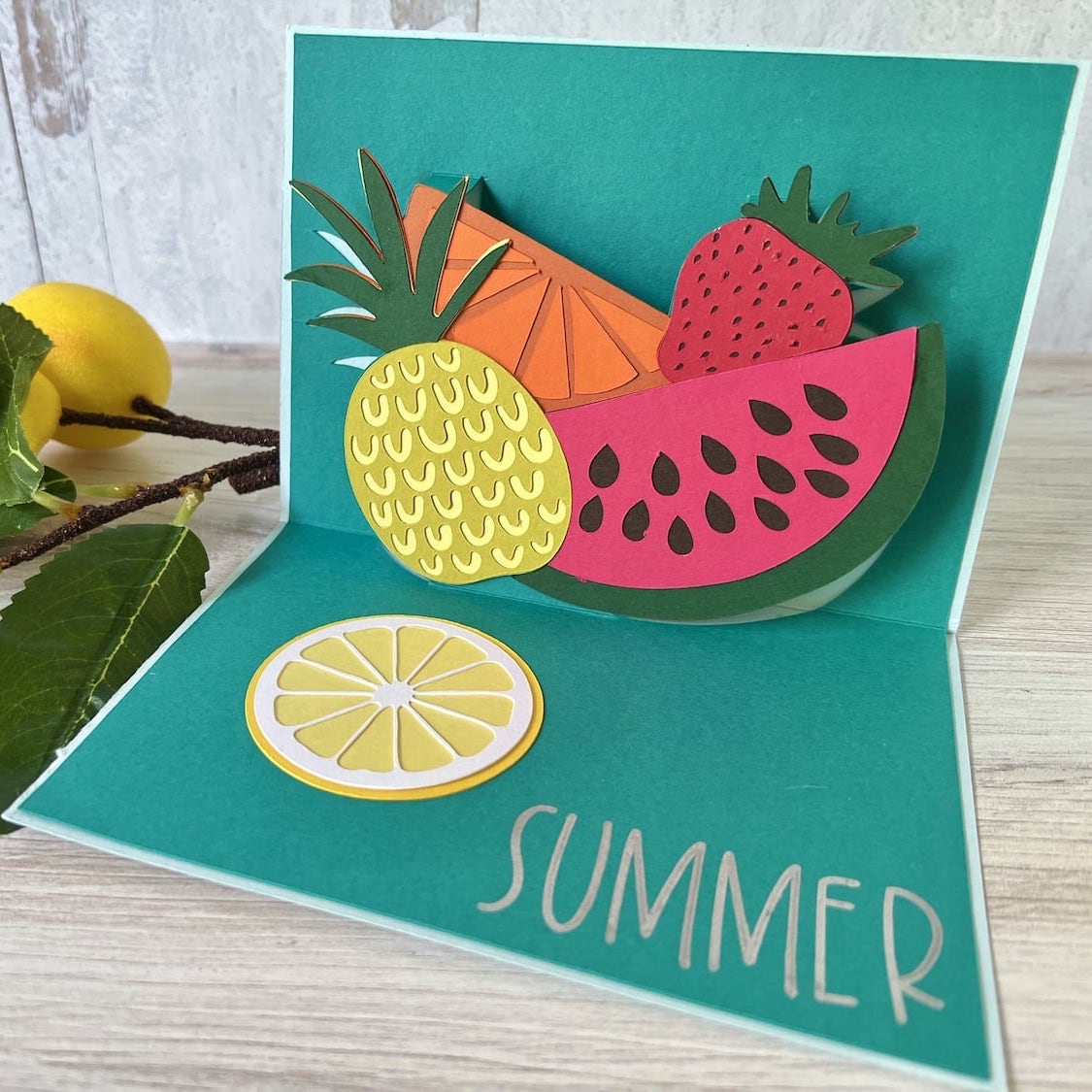 summer fruit card