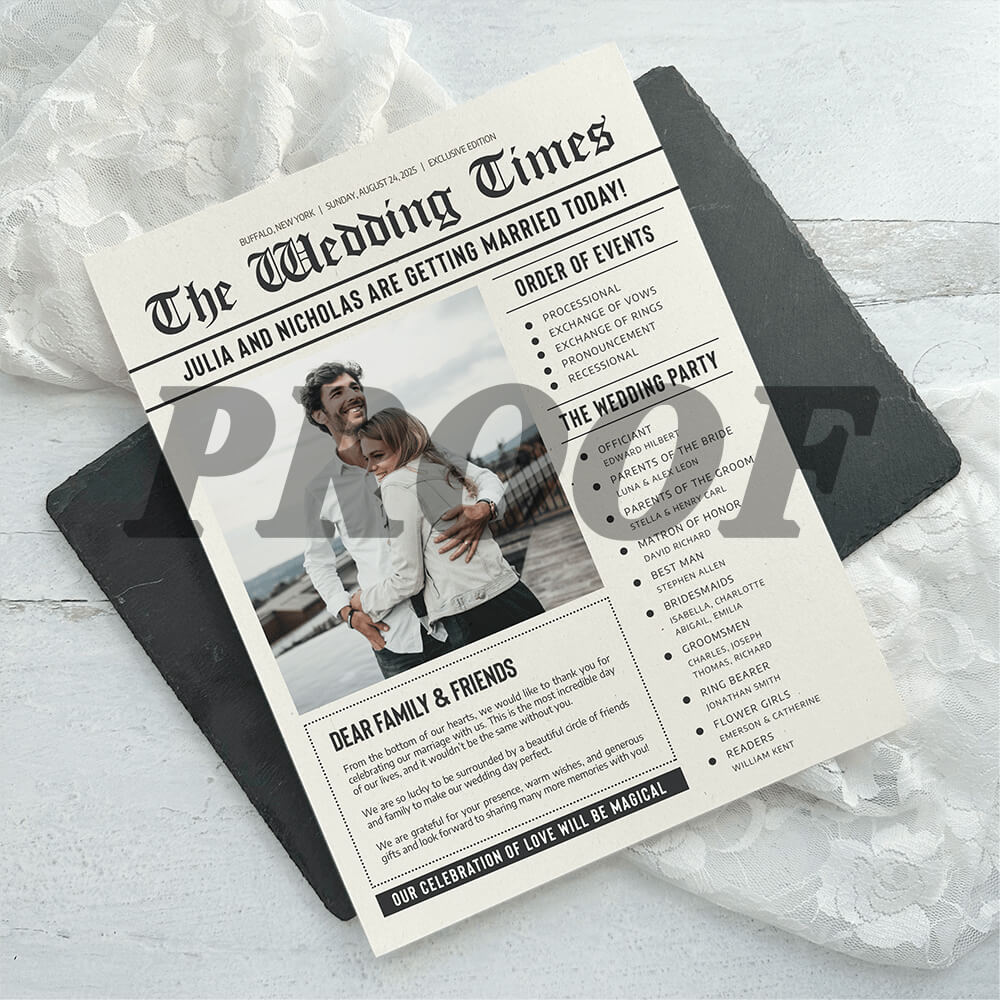 Proof Print Flyer