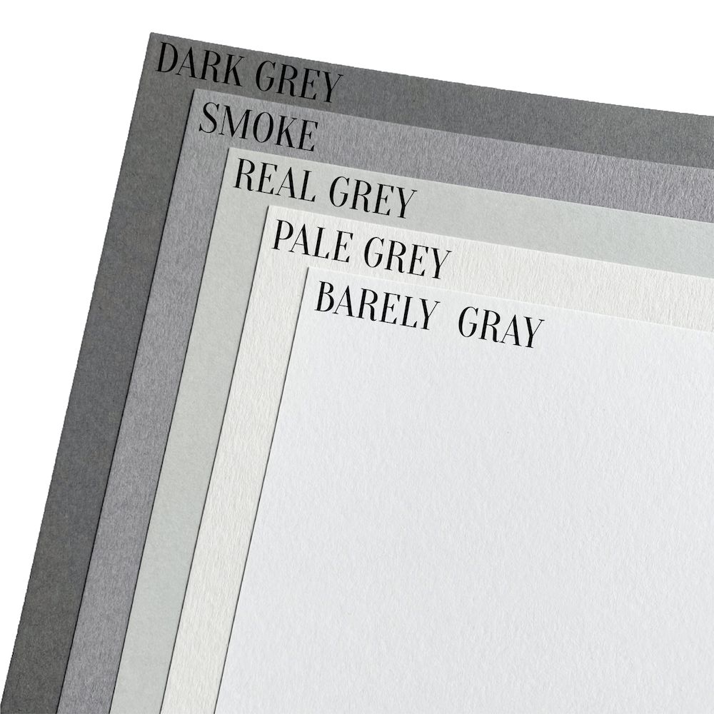 Barely Gray Cardstock  | Solid-Core Recycled