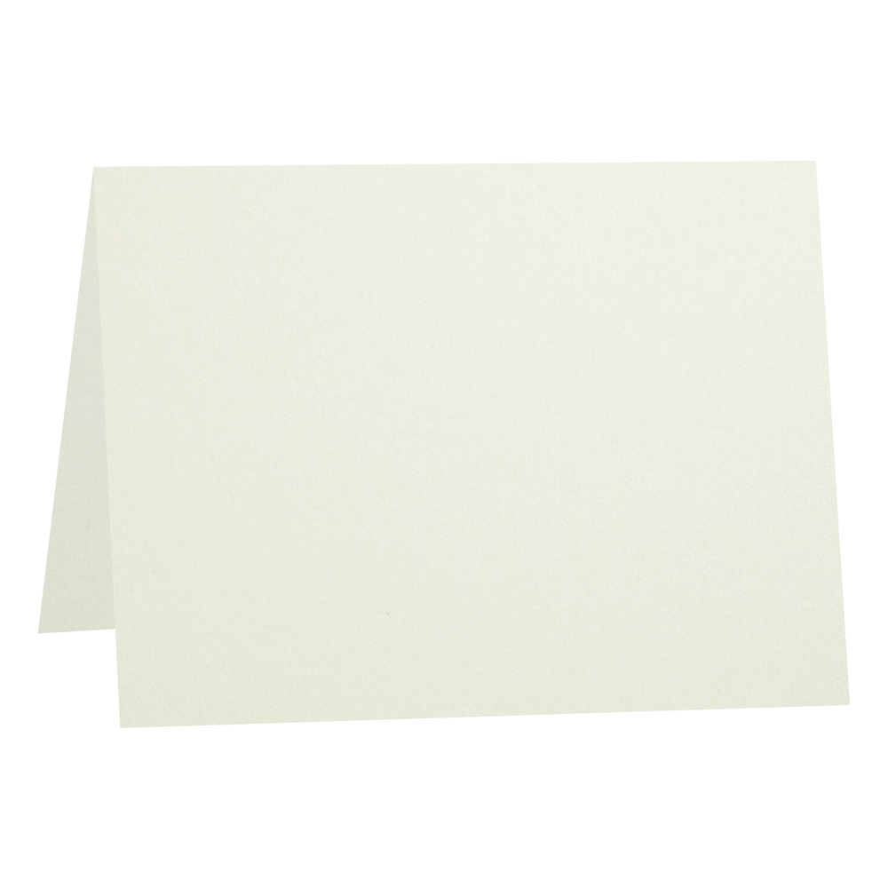 Woodstock Grigio Light Gray Folded Place Cards