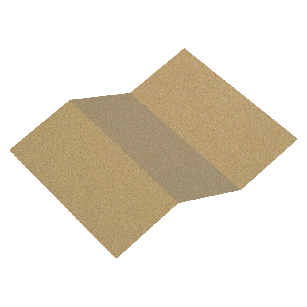 Materica Kraft Tri-Fold Card-Cardstock Warehouse