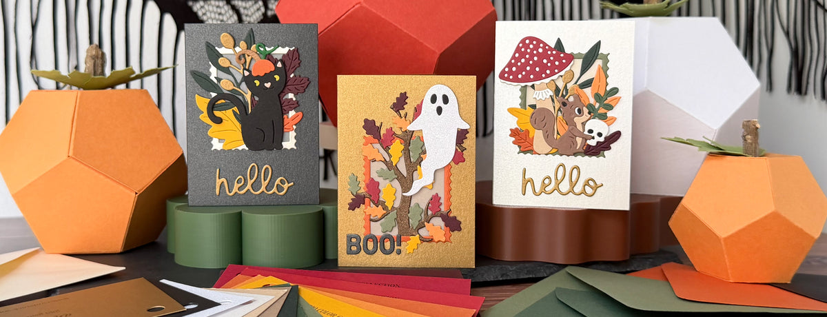 Autumn and Halloween Handmade Cards