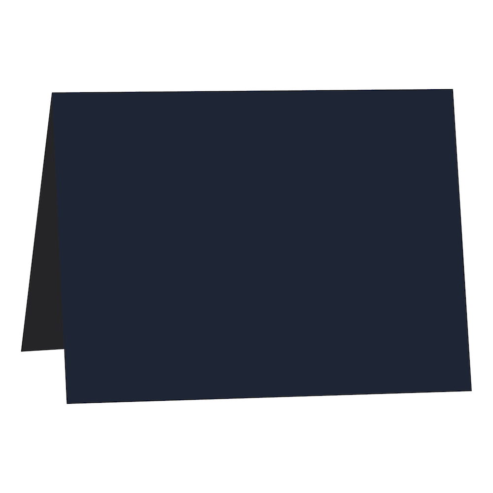 Navy Blue Half-Fold Cards-Cardstock Warehouse