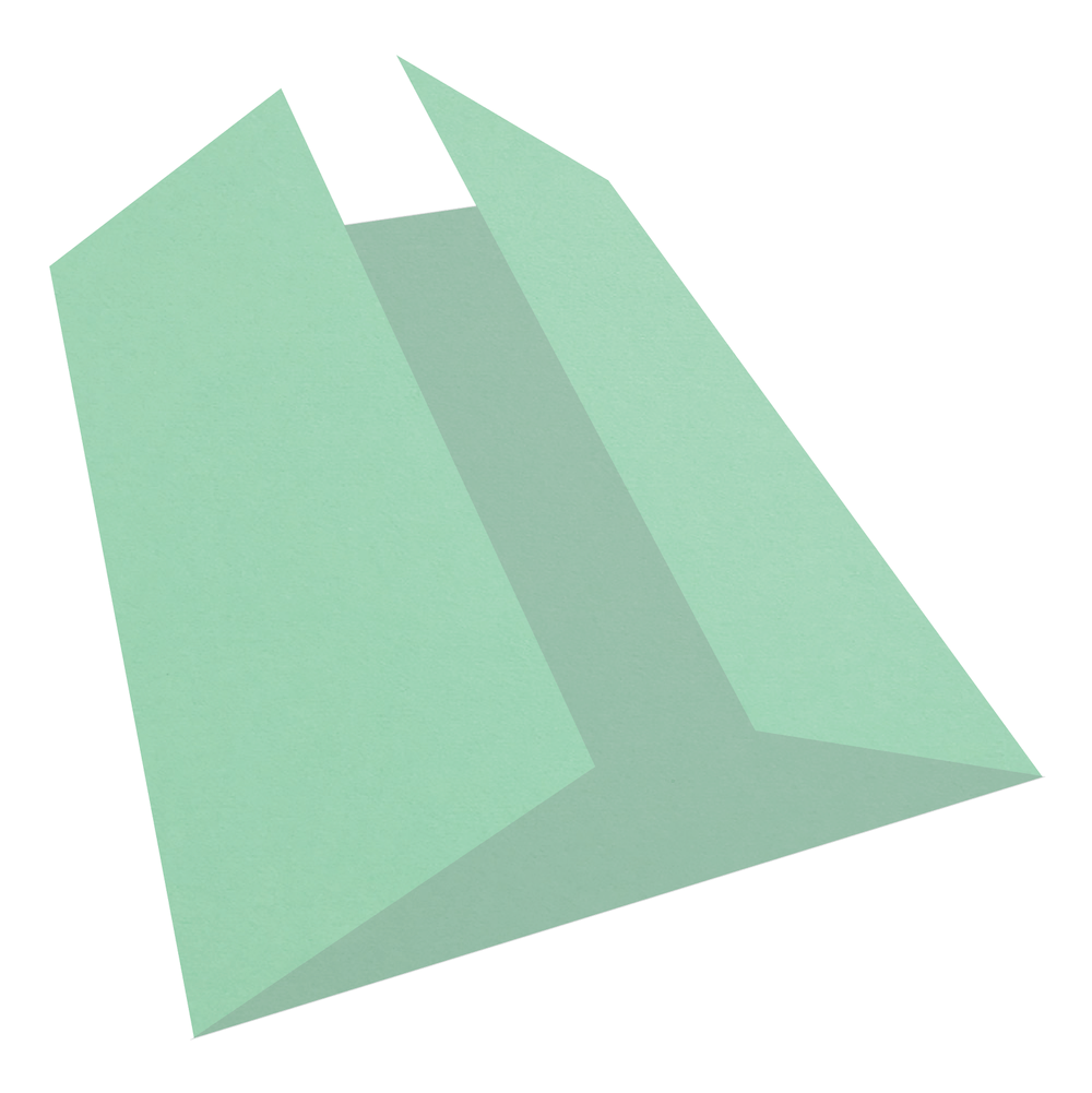 Colorplan Park Green Gate Fold Cards 