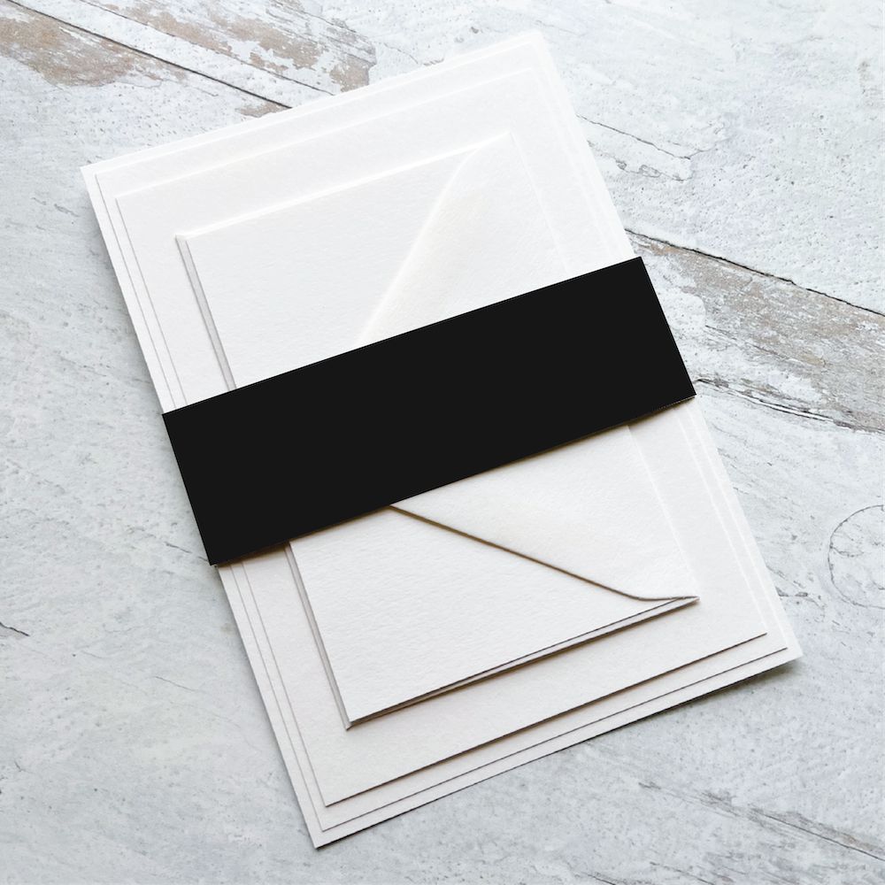 Pitch Black Belly Bands-Cardstock Warehouse