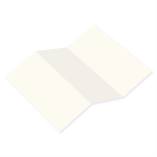  - Vanilla Tri Fold Card - Vanilla Tri Fold Card - Cardstock Warehouse