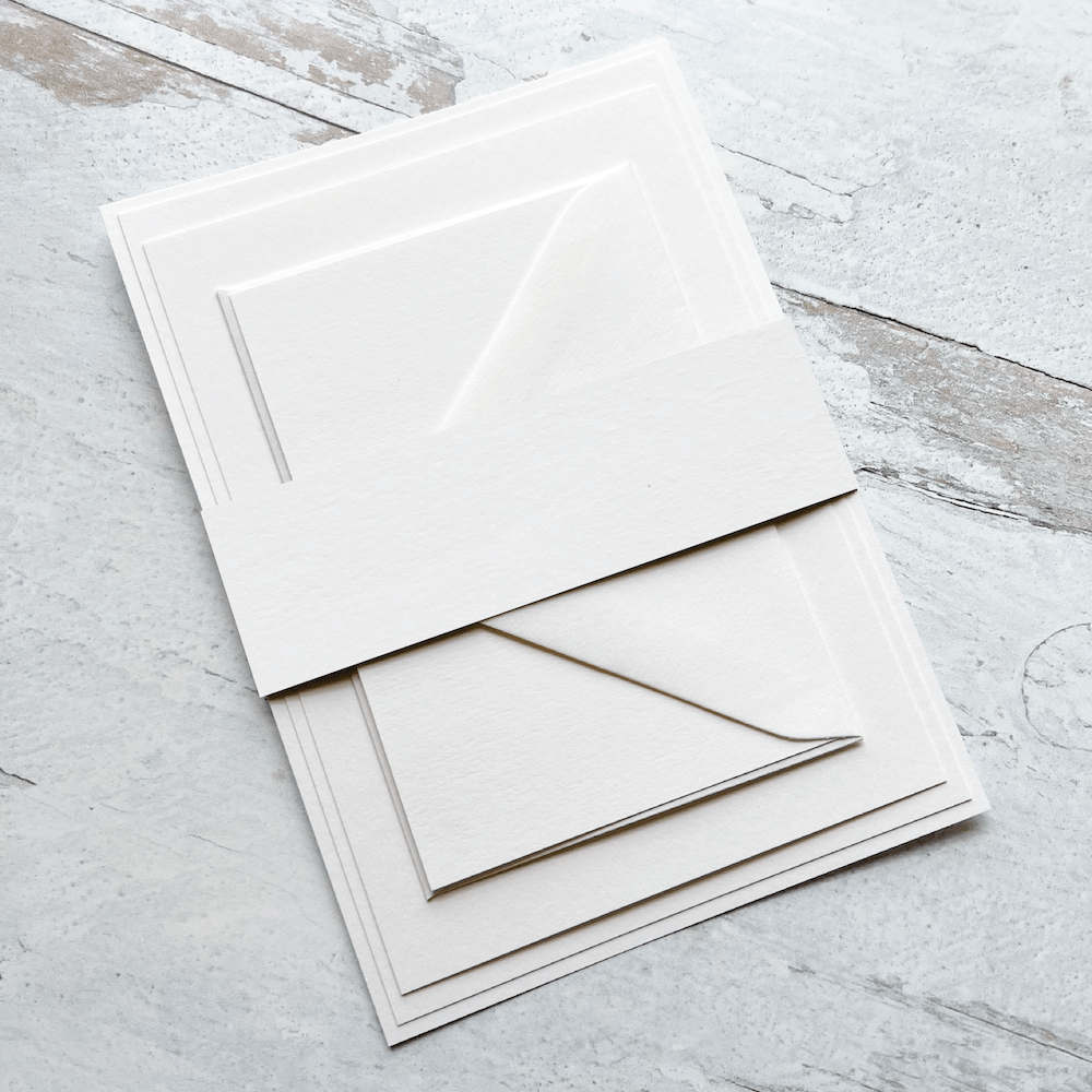  - Bright White Belly Band | Colorplan - Bright White Belly Bands - Cardstock Warehouse