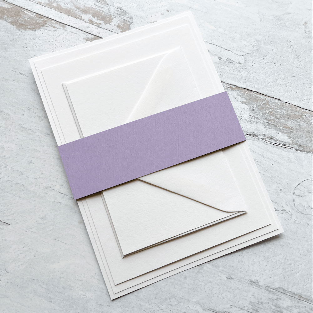  - Lavender Belly Band | Colorplan - Lavender Belly Bands - Cardstock Warehouse