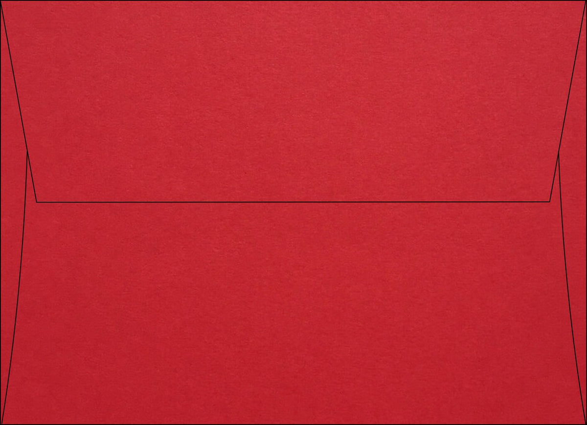  Red Hot | Pop-Tone Square Flap Envelopes 
