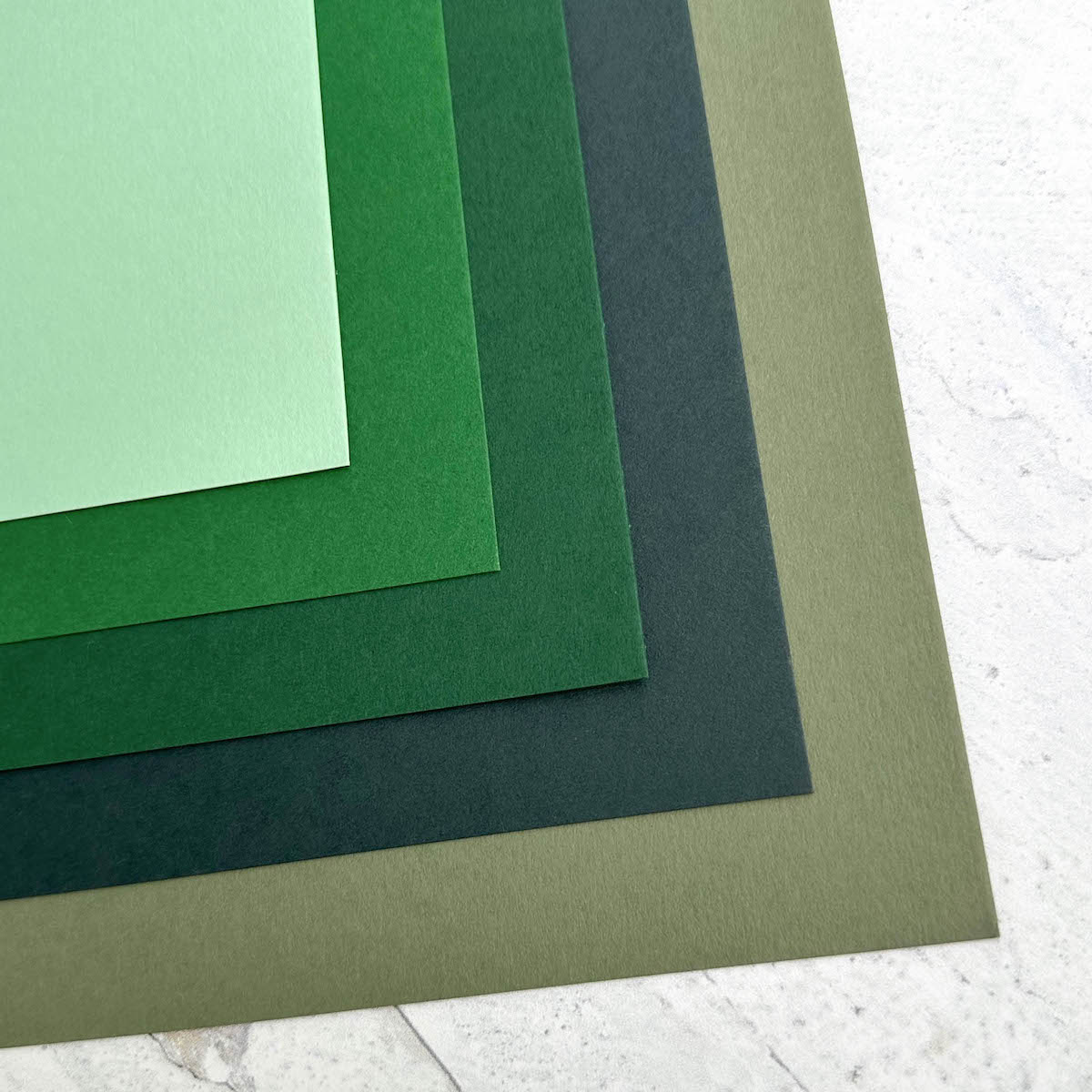 Shades of Green Cardstock Multipack – Cardstock Warehouse
