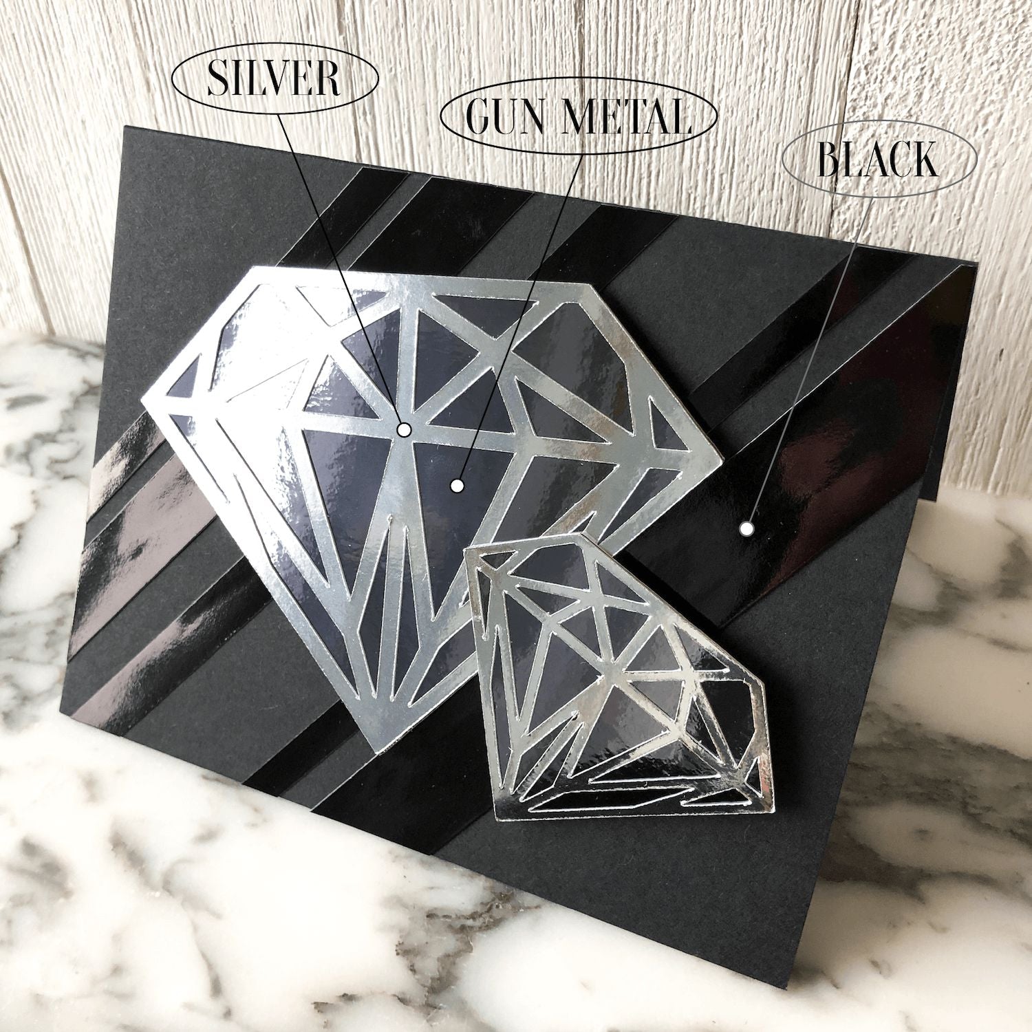 Silver Mirricard Mirror Cardstock