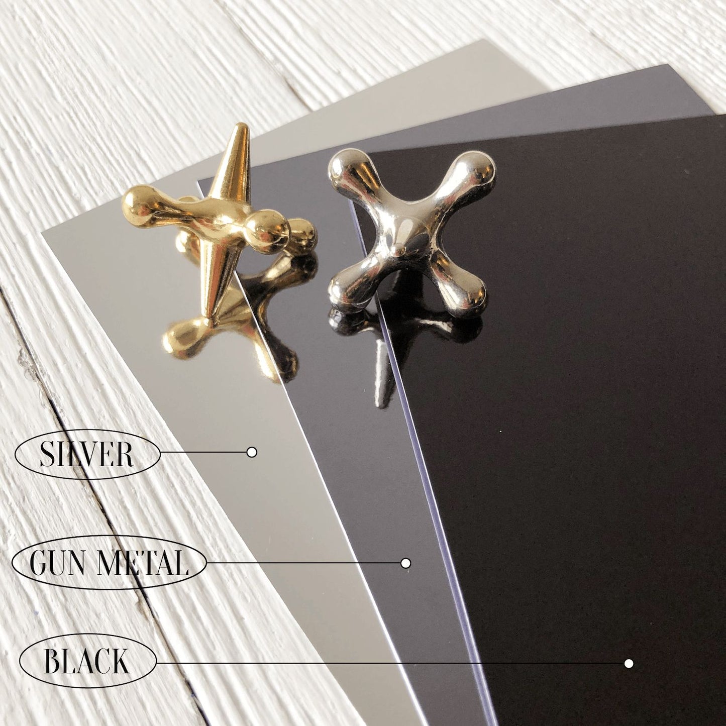 Gun Metal MirriCard Mirror Cardstock