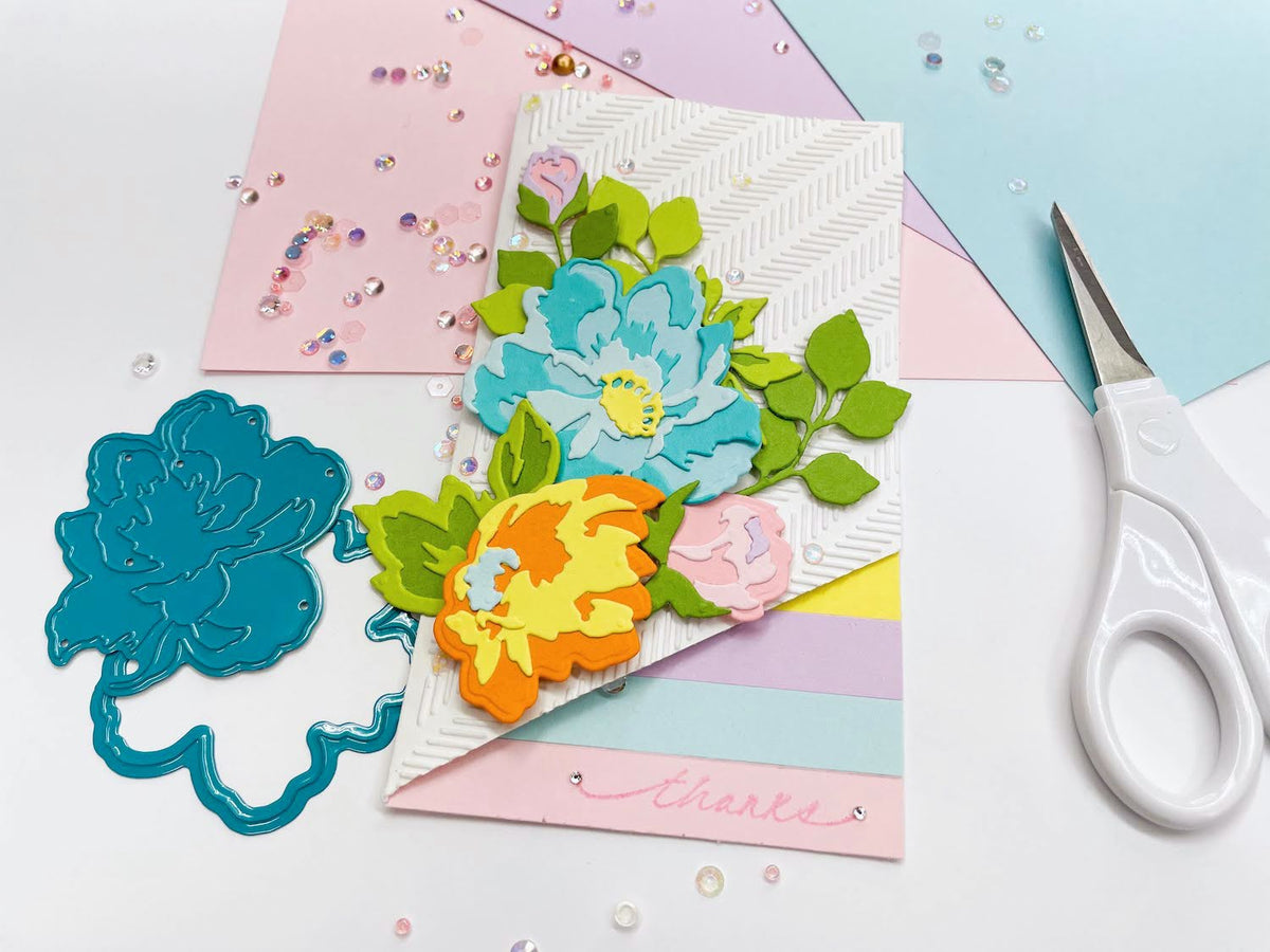 We R Memory Keepers Dies - Layered Florals