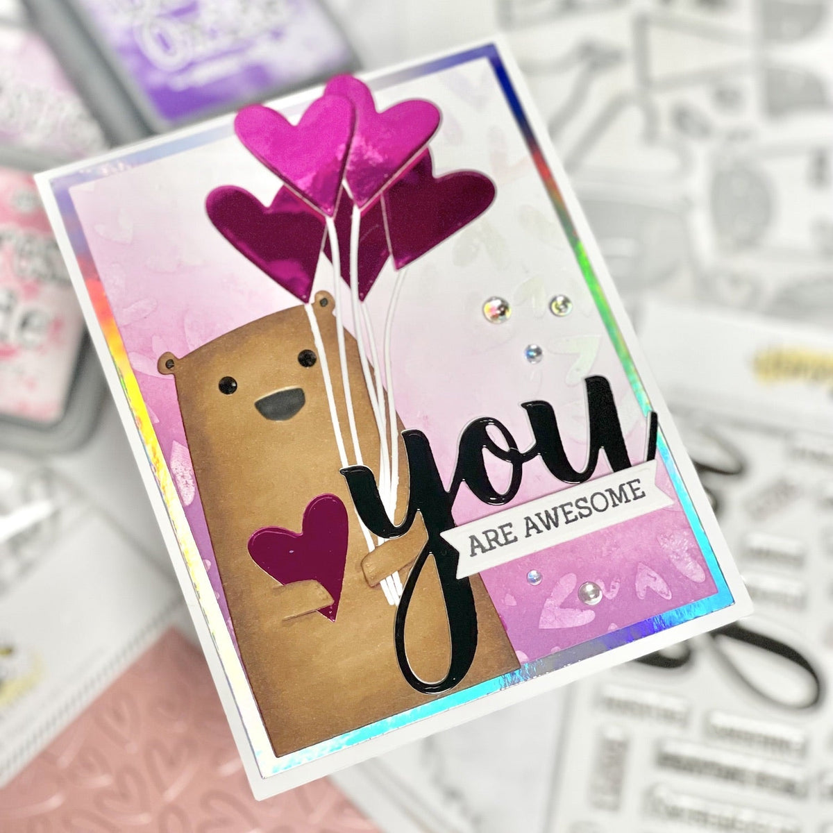 Pink Mirricard Mirror-Cardstock Warehouse