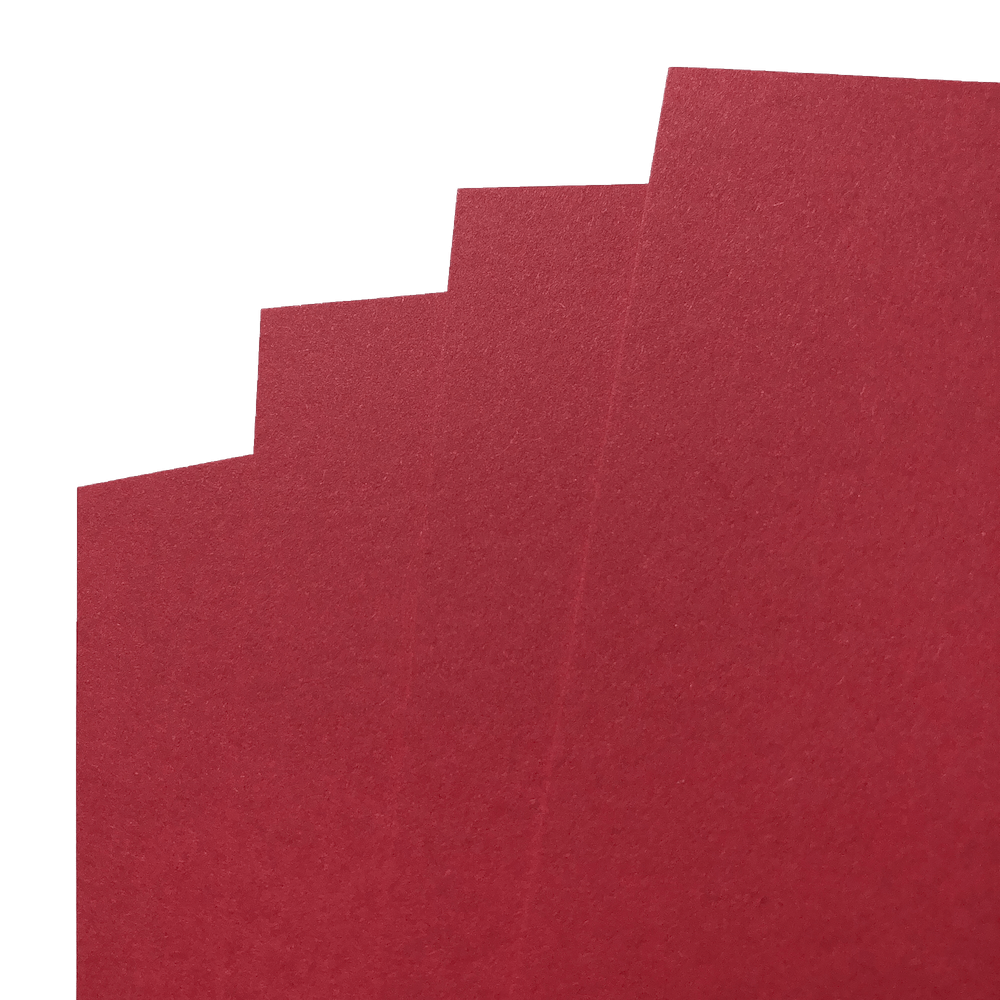 Electric Red Cardstock  | Solid-Core Recycled