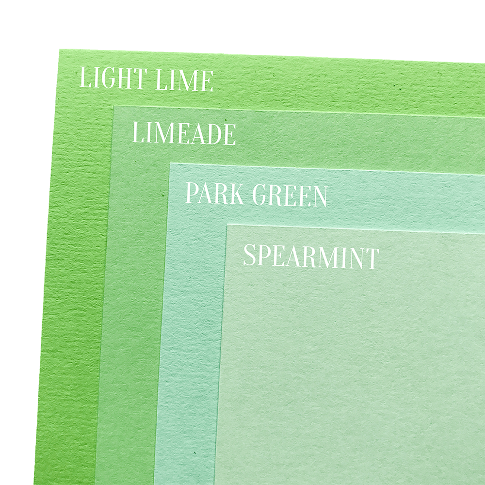 Spearmint Green Pop-Tone | Solid-Core Cardstock Paper | Flat Shipping