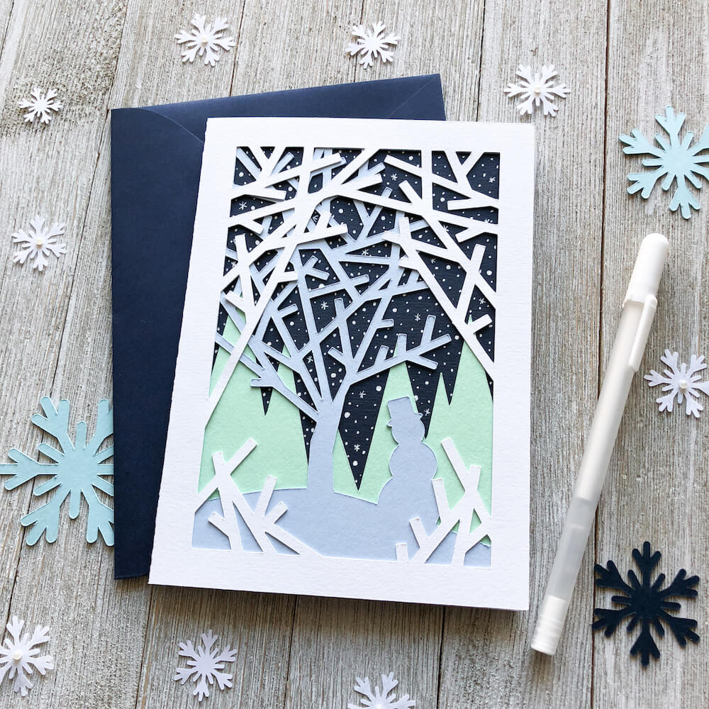 Nightshift Blue Cardstock  | Solid-Core Recycled